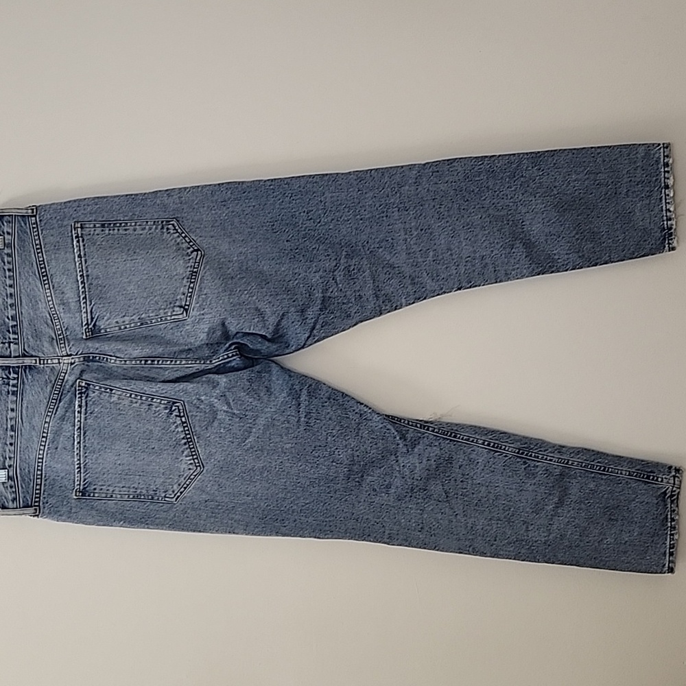 AGOLDE 100% Organic Cotton Jamie High Rise Jeans Distressed Button Fly Sz 29 - Picture 11 of 16